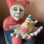 Pierrot met vogeltje